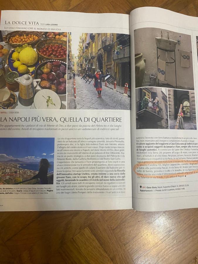 Casa Gioia, Tra Palazzo Reale,Lungomare E Monte Echia Apartment Naples Luaran gambar